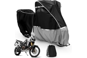 JUDANNA Lona impermeable para motocicleta, apta para Honda Adventure Model CRF1100L Africa Twin CB500X, 420D Oxford, cubierta para motocicleta, cubierta de moto exterior, cubierta de moto, nieve, lluvia