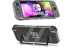 Coque transparente pour Nintendo Switch 2 (2025), coque de protection FANPL pour Switch 2 et manette Joy Con – Solide et durable, ne tombe pas facilement