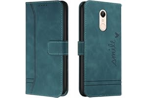 QIWEIQING Funda para Xiaomi Redmi Note 4X, Funda Libro Xiaomi Redmi Note 4 New Edition, Funda Móvil Xiaomi Redmi Note 4 Magnético Carcasa para Redmi Note 4X Funda con Tapa Green HX