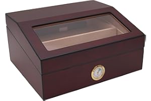 GERMANUS Humidor Vitrina de cigarros - Heinrich, 237 con ventana