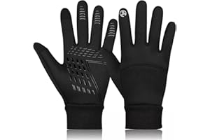 SWIFT WEAR Warm Winter Gloves, Anti Slip Touchscreen Gloves Windproof and Water Resistant Running Gloves Thermal Gloves Cold Weather Cycling Gloves for Men Women Walking Riding Driving Cycling