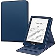 Fintie Flip Case for 6.8" Kindle Paperwhite (11th Generation-2021) and Kindle Paperwhite Signature Edition - Slim Fit Vertical Multi-Viewing Stand Cover with Auto Sleep/Wake, Navy