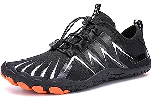 Teechodina Unisex Traillaufschuhe Herren Damen Wanderschuhe Barfußschuhe Laufschuhe Knit Sneaker Fitnessschuhe Fivefinger Zehenschuhe