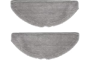 SANTUO 2 x Wischpads für Eufy L60 Serie Haushaltsreinigungstücher für Eufy Roboter-Staubsauger L60 G50 Hybrid