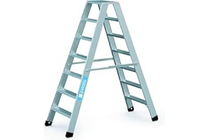 Zarges 40357 Seventec B - Stufen-Stehleiter 2 x 7, 3,1 ca. m