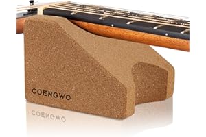COENGWO Guitar Neck Rest, Guitar Neck Cradle Support Pillow String Instrument Luthier Cleaning Kit Tool for Guitar Workstation, Ukuleles, Violins, Banjos, Mandolins