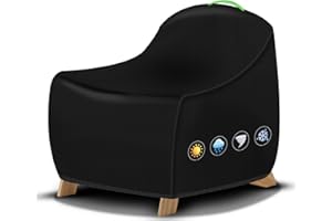 YedZen Garden Chair Cover Waterproof, 420D Oxford 85x80x91cm Outdoor Patio Chairs Covers, Furniture Cover for Stacking Chairs, Armchair, Outdoor Chairs Lawn