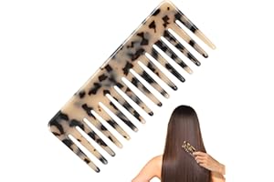 ADBARKOP PROUSKY Large Hair Detangling Wide Tooth Comb for Curly Hair, Shower Comb for Brushing Out Curls, Durable and Lightweight