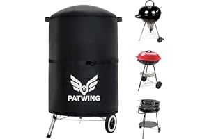 PATWING Funda Barbacoa,Funda para Barbacoa Impermeable,Funda Barbacoa Exterior,600D Oxford Funda Protector para Barbacoa de Gas,Anti-Viento/UV/Resistente al Desgarro BBQ Cover (70 * 70 * 70cm)