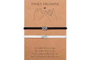 MANVEN 2PCS Bracelet Couple Bracelet Amoureux Kabbalah Porte-bonheur Amulette Cadeau Couple pour Hommes Petit Ami Petite Amie Mari Femme Fiançailles Saint-Valentin Noël Anniversaire Cadeau