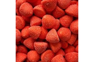 NILLKANTH Sugar Coated Paint Balls Marshmallow Sweets - Colourful Pick n Mix Marshmallow (225g, Red)