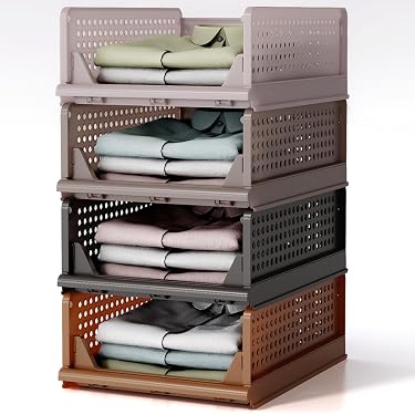 Set di 6 organizer per biancheria intima, cassetti in tessuto