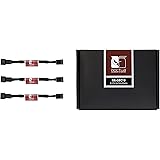 Noctua NA-SRC10, Adaptateurs Faible Bruit 3 Broches pour Ventilateurs de PC (Noir)
