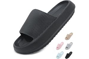 Yohoda Badeschuhe Damen Cozislides Original Slippers Herren Super Weich Wolken Hausschuhe rutschfeste Badelatschen Sommer Cloud Slides Dicke Sohle Badeschlappen Gr.36-47