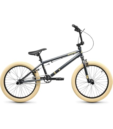 Fiend BMX Flat Black Type B Freestyle BMX, 20.75