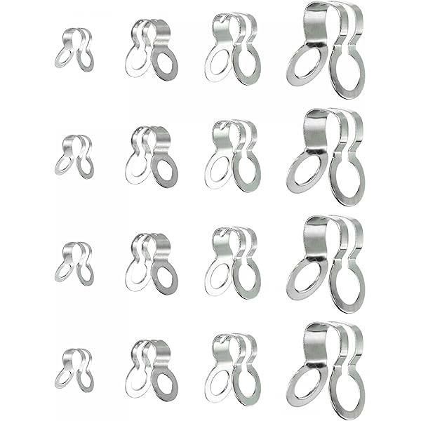 Shapenty Stainless Steel Bead Ball Chain Connector Clasps Replacement Connector For Keychain - View #5