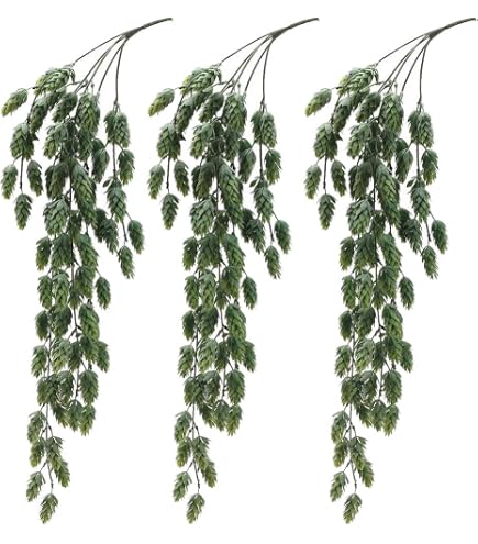 Amazon.de: Seidenblumen Ro Hopfengirlande 180cm PM Kunstblumen  Kunstpflanzen knstlicher Hopfen Girlande