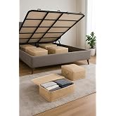 Formeya 6 Adet B&uuml;y&uuml;k Boy Yatak Baza Altı &Ccedil;ok Ama&ccedil;lı Hur&ccedil; 64 x 45 x 22 cm (Kahverengi)