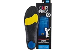 ‎CURREX CURREX WorkPro Einlegesohle für Arbeitsschuhe – Upgrade für deine Sicherheitsschuhe , EU 44,5-46,5 , High Profile