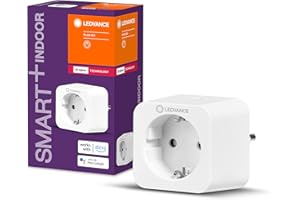 LEDVANCE Smart + Enchufe, zócalo conmutable Zigbee, para el control de la luz en su hogar inteligente, directamente compatible con Alexe, Compatible con Philips HUE Bridge, 1-pack