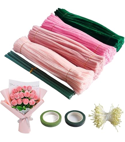 Estefanlo Lot De 400 Cure-pipes - Pour Le Bricolage - Avec 20