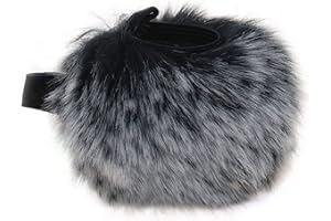 THE LORD OF THE TOOLS Futrzana osłona mikrofonu kompatybilna z Tascam DR-05X DR-05 Przenośny rejestrator cyfrowy na zewnątrz mikrofon wiatrowy osłona osłony filtr antypop