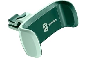 cellularline | Car Holder - Universal | Supporto Smartphone da Auto per Alette di Aerazione - Universale per Tutti i Cellularli - Rotazione a 360°