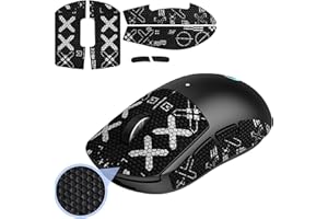 JINGDU Cinta de Agarre para Ratón Compatible con Logitech G Pro X Superlight, Antideslizante Adhesivo para GPW Gaming Mouse, Adhesivo de Agarre Ultrafino para G Pro X Superlight,NegroX