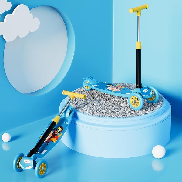 Buy KIDSZOO Foldable Kids Scooter for 3+ Years Boys & Girls with Buy KIDSZOO Foldable Kids Scooter for 3+ Years Boys & Girls with