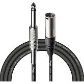 Stagg SAC3PXM DL - XLR Male to 6.3mm Jack Cable for Microphone, Black | 3 meters, black line cable &mdash; reliable Stagg connectio