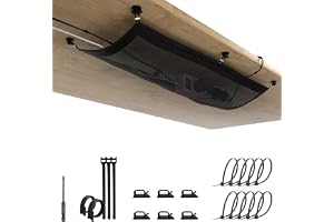 Flexibelt kabelnät för skrivbord – Kabelhantering under bord