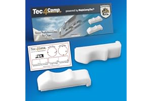 MaJoCompTec® Sécurité supplémentaire pour fenêtre de toit Dometic | Verrouillage des lucarnes de toit de camping-car | Sécurité de fenêtre de caravane | Accessoires de fenêtre de camion (SKYLOCK Heki