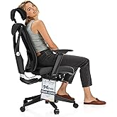 Desktronic Ergonomic Adjustable Office Chair | Office Chair with Lumbar Support - No Back Pain - Height Adjustable Computer C