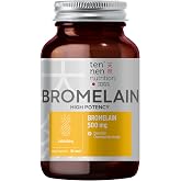 Tennen Nutrition Bromelain 500 Mg | 2400 GDU/Gr Y&uuml;ksek Enzim Aktivitesi | Quercetin ve Krom Pikolinat Gelişmiş Form&uuml;lasyon