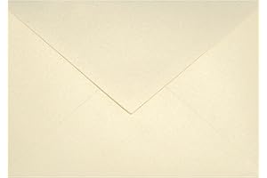 Netuno 100 buste per lettera avorio-oro formato C6 114x 162 mm 120g Aster Metallic Gold Ivory buste perlate colorate effetto perlescente buste di lusso per partecipazioni biglietti auguri invito