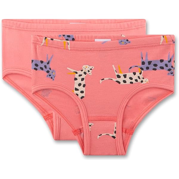 Sanetta Mädchen Bustier Sport-BH Doppelpack | Rosa Mit Blumenprint | Verstellbare Träger | Hochwertige Qualität