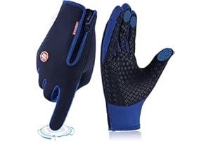 ROORUNS Winter Thermal Gloves For Cycling Bike Riding Driving Golf Netball Touchscreen Windproof Anti-Slip Warm Handwear Men Women Ladies Gloves For Outdoor Sport Daily Work Running Fishing Walking Climbing