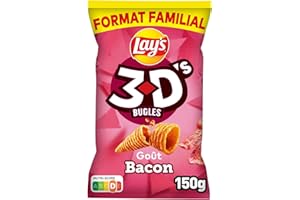 Lay's 3D'S Bugles Goût Bacon 150g Format Familial