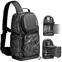 Elonglin Zaino Impermeabile Per Fotocamera DSLR, Leggero E Robusto In Nylon, Verde Militare (modello EL.07BB129-1) - 2
