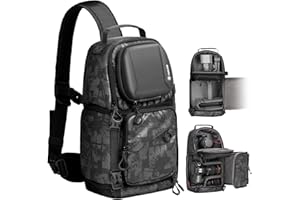 TARION Borsa Fotografica Fotocamera Monospalla: Borsa Macchina Fotografica Impermeabile Zaino Fotografico tracolla per fotocamera Compatibile con Fotocamera DSLR SLR Treppiede