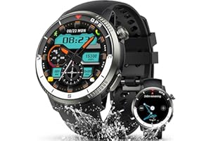 MOTAST Smartwatch Donna Uomo, 2025 GPS Orologio Smartwatch con Effettua/Risposta Chiamate, 1.43"HD AMOLED Orologio Contapassi, 170+ Sportive Fitness Tracker 5 ATM Impermeabil, Monitoraggio salute 24/24
