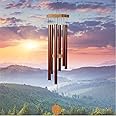 UpBlend Outdoors Wailua 29" Copper-Red Wind Chimes for Outside - Decorations for Home Zen, Patio, Yard, and Garden Decor, Decor Windchimes for Mom, Grandma, for Her