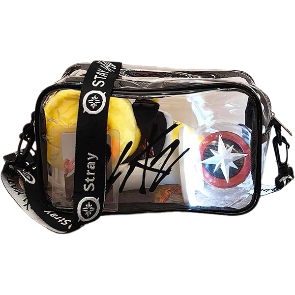 Stray Kids Lightstick Storage Bag Cross Body Transparent PVC