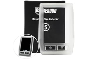 Besudo Schutzhülle für Bosch Kiox Display(BUI330) - Transparenter Displayschutz für Bosch Kiox E-Bike Display vor Kratzern und Stößen - Fahrradcomputer Hülle Schutz Cover-Ebike Zubehör-23-K-New