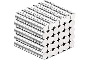 OCEUMAOA 300 unidades de mini imanes fuertes de neodimio N52, pequeños, 2 x 1 mm, redondos, para tablón de anuncios, pizarra, frigorífico, pizarra, manualidades, fotos, imanes