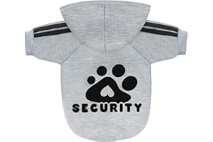 Dolahovy Perro con Capucha Ropa para Mascotas Mono de Seguridad Suave Suéteres Chaleco de Perro de otoño Invierno Cachorro Disfraces para Perros Pequeños Medianos Gatos Chihuahua Teddy