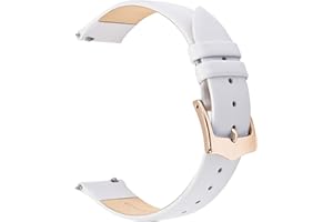 EACHE Quick Release Womens Leather Watch Straps Thin Leather Watch Bands for Ladies More Colors 12mm 14mm 16mm 18mm 20mm