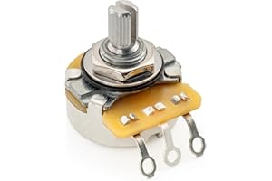 MUSICLILY CTS B250K Potenziometro Short Split Shaft Linear Pot per Chitarra Elettrica e Basso, 10% Tolleranza