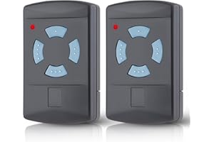 pepape 2 sztuki nadajnika ręcznego do bram garażowych Hörmann HSM4-868 HSE2-868 HS4-868, kompatybilny z Hörmann Blue Buttons 868,3 MHz garaż, pilot zdalnego sterowania