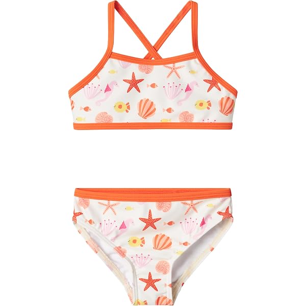 Bikini Box Pour Bébé Fille NAME IT - En Polyester Recyclé, Bretelles Réglables, Style Tendance, Fabriqué Durablement - 11